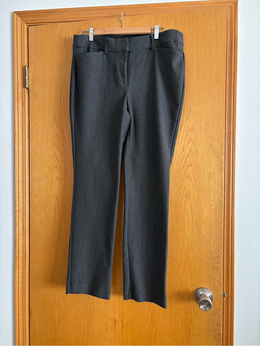Ricki's Women's Charcoal Gray Straight-Leg Trousers